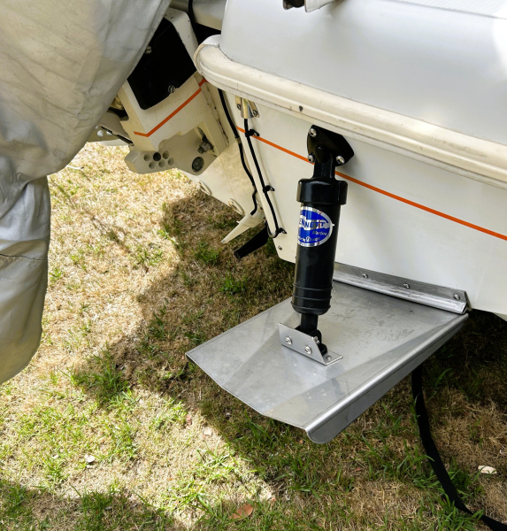 New trim tabs fitted